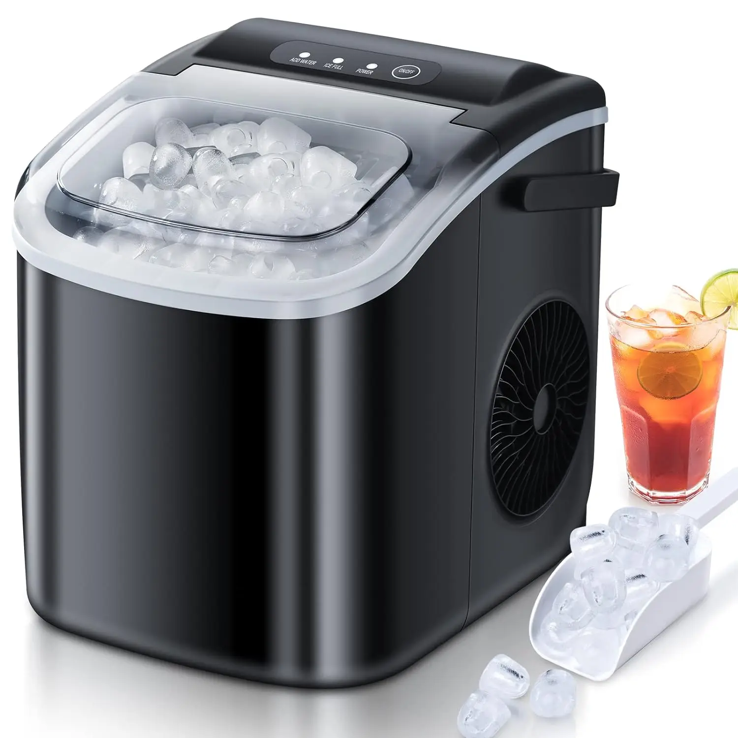 Ice Scoop Basket Party Portable Countertop Bullet  Machine Self-Cleaning Ice Makers ice cube maker machines