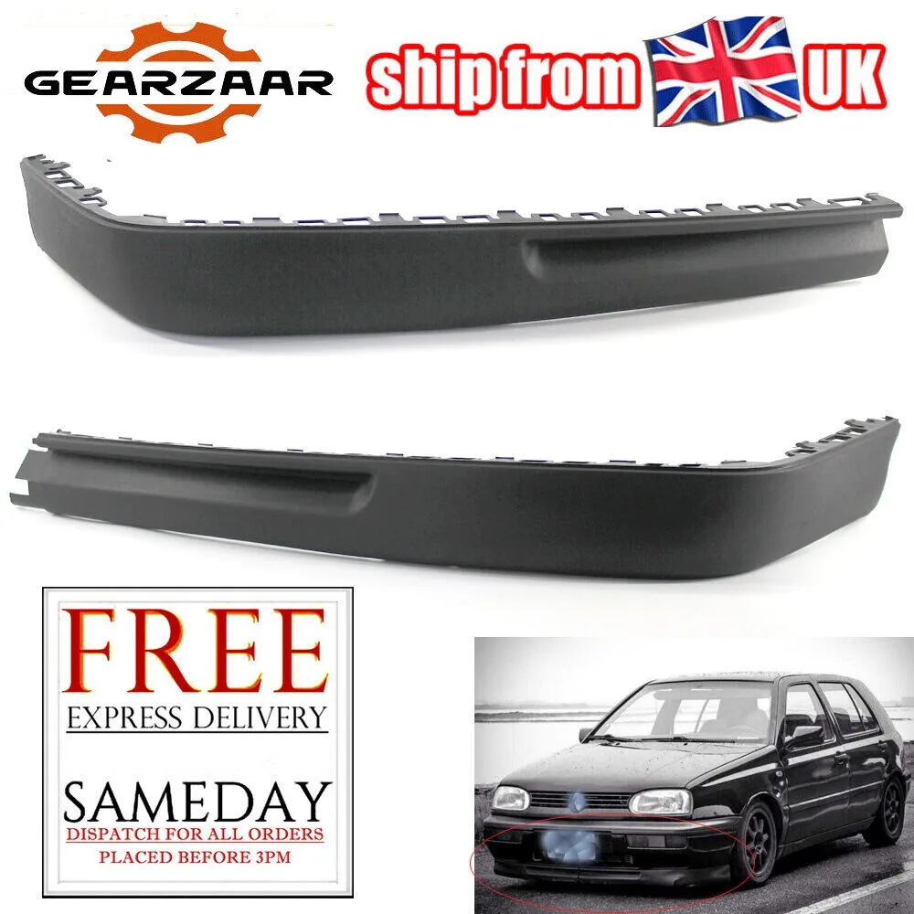 For VW Golf MK3 3 VR6 Front Deep Bumper Chin Spoiler Lip Sport Valance Splitter