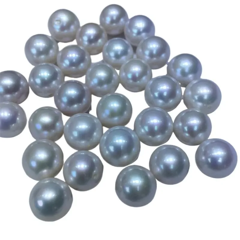 

Lustrous White Pearl, 12-13mm Natural Round, Handcraft Jewelry Material, Gift Idea