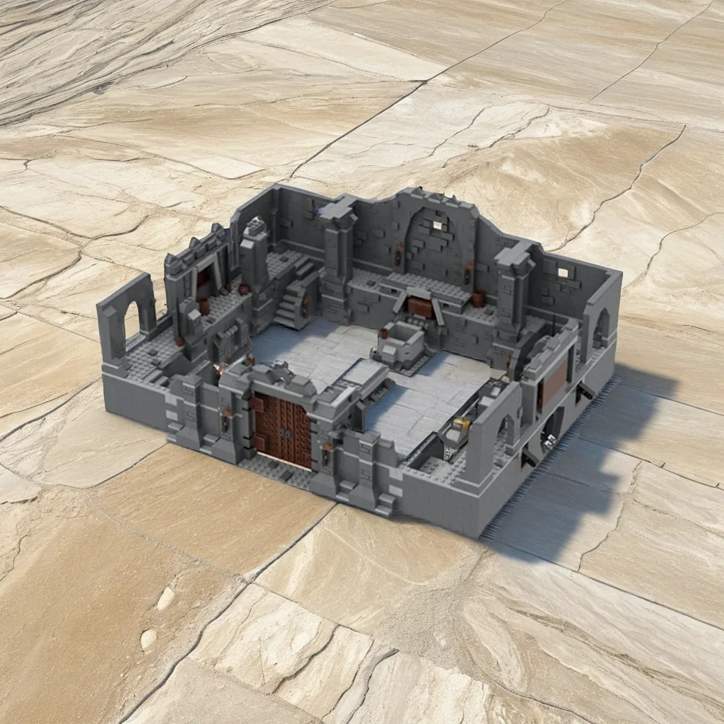 

2599 шт. гроббалина Морі гном могила на заказ MOC создание строительные блоки игрушки подарок