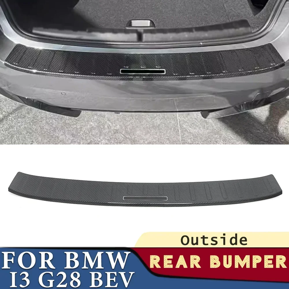 

Trunk Bumper for BMW 3 Series i3 G28 BEV 2022 2023 2024 Car Accessories Stainless Rear Fender Protector Sill Pad Cover Sticker