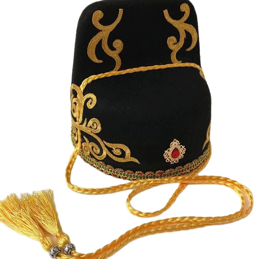 Chinese Ancient royal guarder Cap men Hanfu Hat Cosplay Prop TV Movie Hats officer character performance accessories