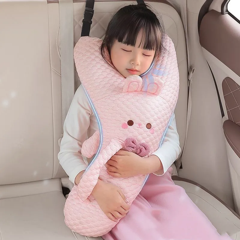 

New Summer Car Seat Belt Pillow Cool sensation Protection Universal Neck Safety Protection Soft Travel Interior Accessories
