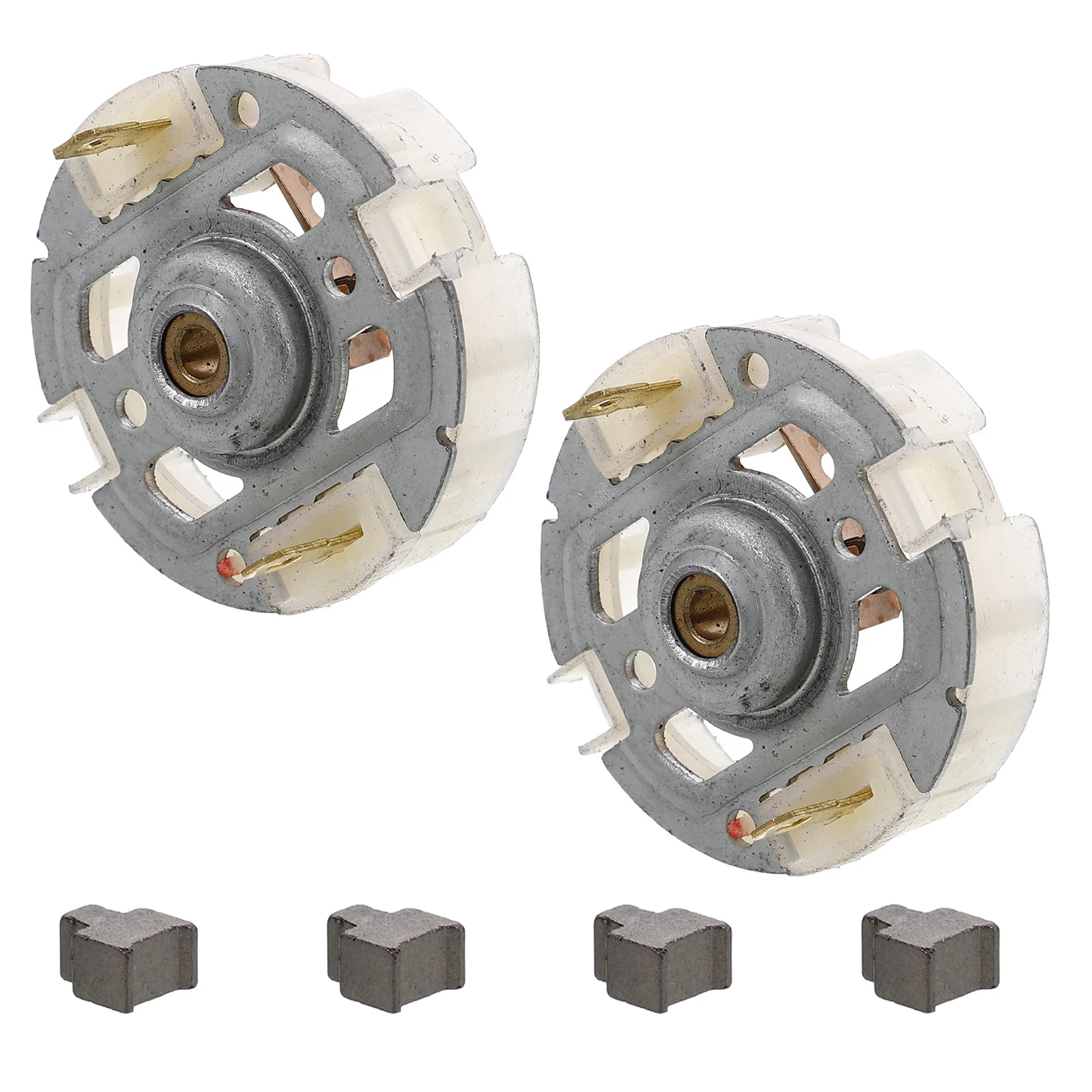 1 set di parti di ricambio per portaspazzole in carbone per accessorio per elettroutensile di riparazione auto per trapano a percussione elettrico a motore