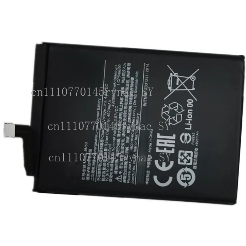 BN53  Phone Battery For Xiaomi Redmi Note 10 Pro Note 9 Pro With Tools