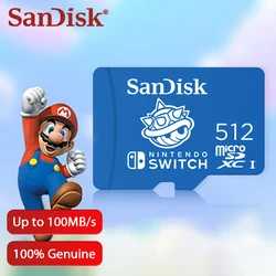 SanDisk Micro SD Card Game Storage microSDXC Card for Nintendo Switch 64GB 128GB 256GB 512GB Up to 100Mb/s 4K Ultra HD TF Card