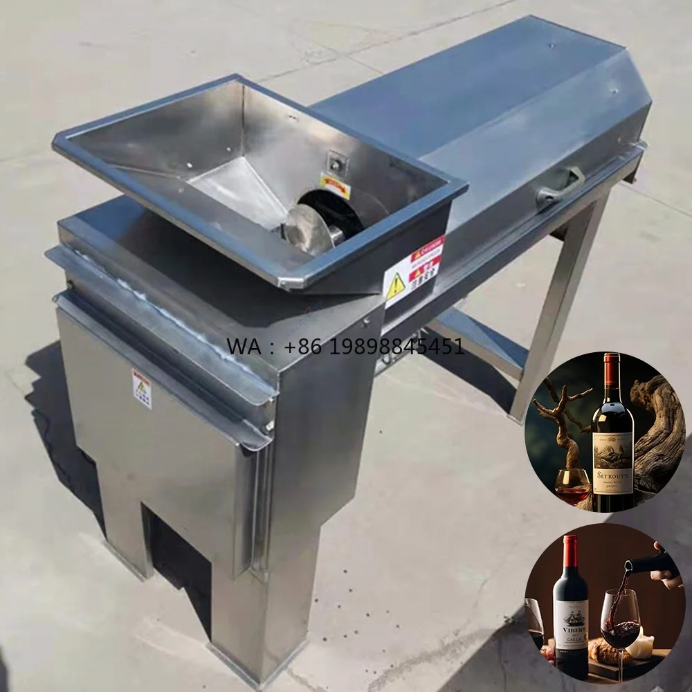 Fresh Stem Removing Stalk Remover Grape Destemming Crusher Stainless Steel Separating
