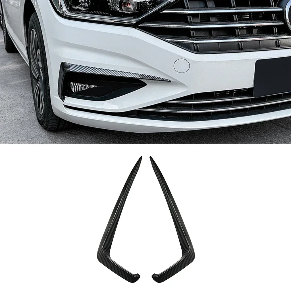 

New! For Volkswagen Sagitar Jetta MK7 2019-2021 Front Bumper Lip Splitter Fog Lamp Grill Spoiler Cover Air Vent Wind Knife Body