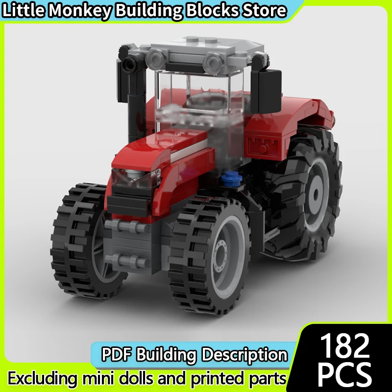 

Конструктор City Car Model MOC 8470S: Сельскохозяйственный Трактор, Модульная Технология, Подарки для Детей на Праздники, Набор для Сборки Игрушек