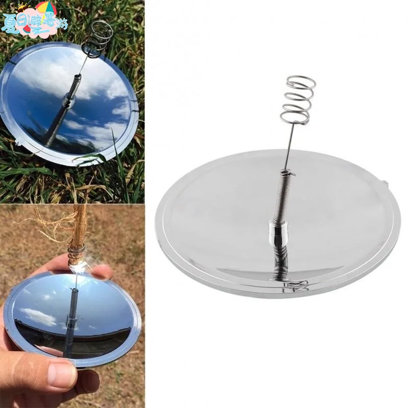 Solar Lighter Outdoor Fire Ignition Waterproof Windproof Emergency Travel Kits Portable Camping Hiking Wild Survival Tool Gear