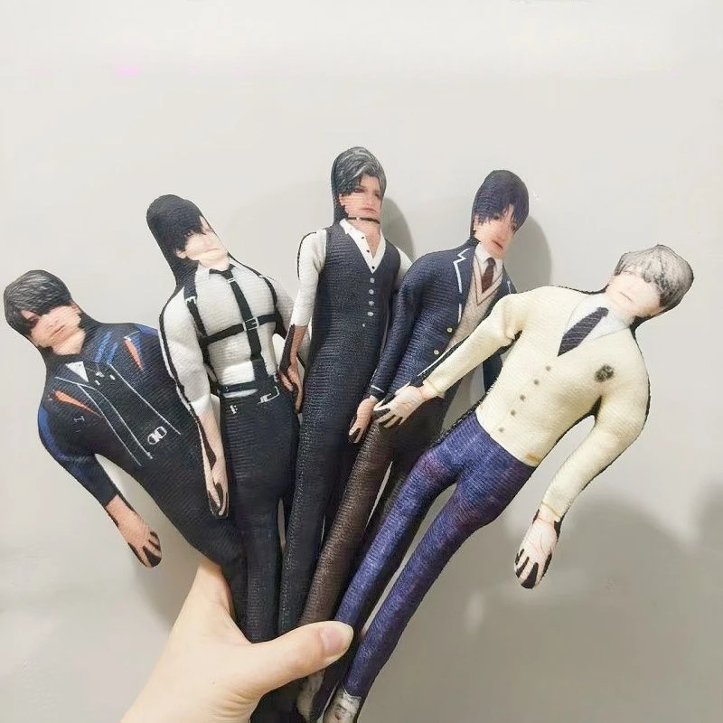 Game Love and Deepspace Xavier Zayne Rafayel Sylus Cosplay Plush Cotton Doll Slender Twistable Shape Room Decoration Fans Gifts