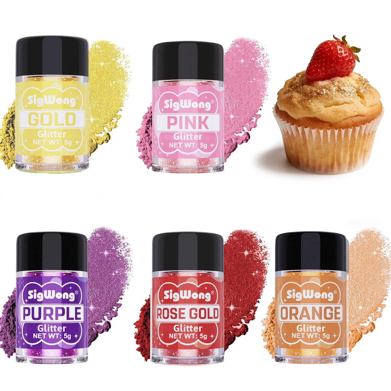 Glitzerpulver, Glitzer für Getränke, Kuchendekorationszubehör, Cocktails, Kuchen, Backen, Schokoladen, Geburtstagsdekorationswerkzeuge, Topper