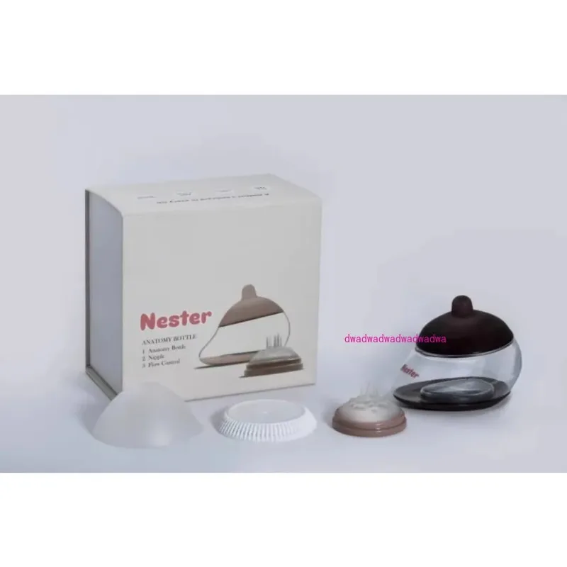 زجاجة مصممة خصيصًا لمحاكاة صدر الأم