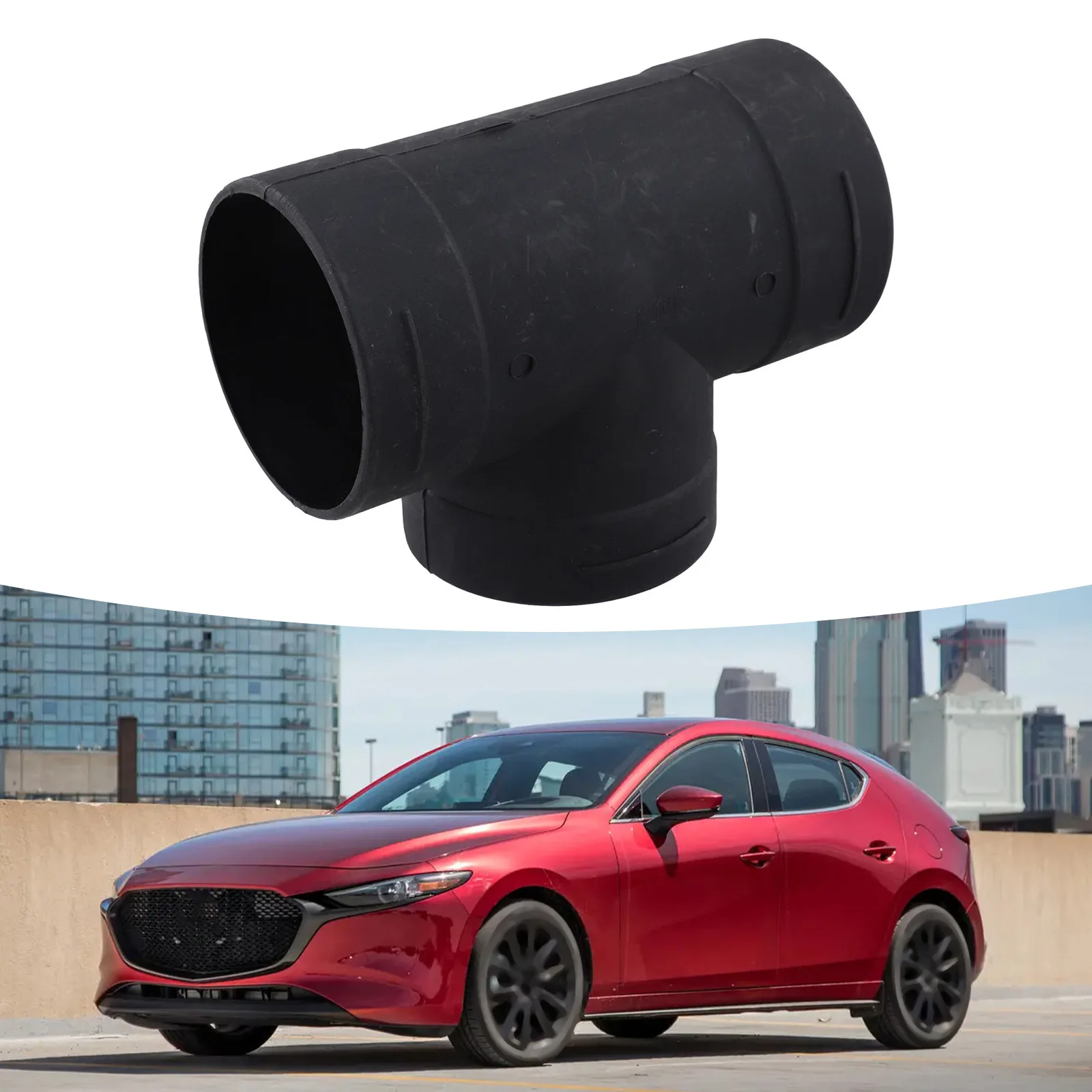 

80mm T Piece Outlet Connector Plastic Vent Hose for Webasto Diesel Heater Warm Air Ducting Efficient Air Flow Splitter