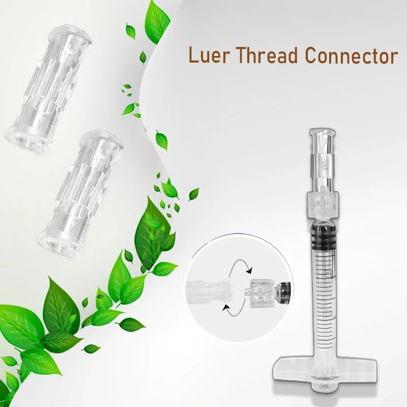 

Non-toxic and heat-free luer lock connector syringe - transparent sterile pneumatic component with thread conversion function