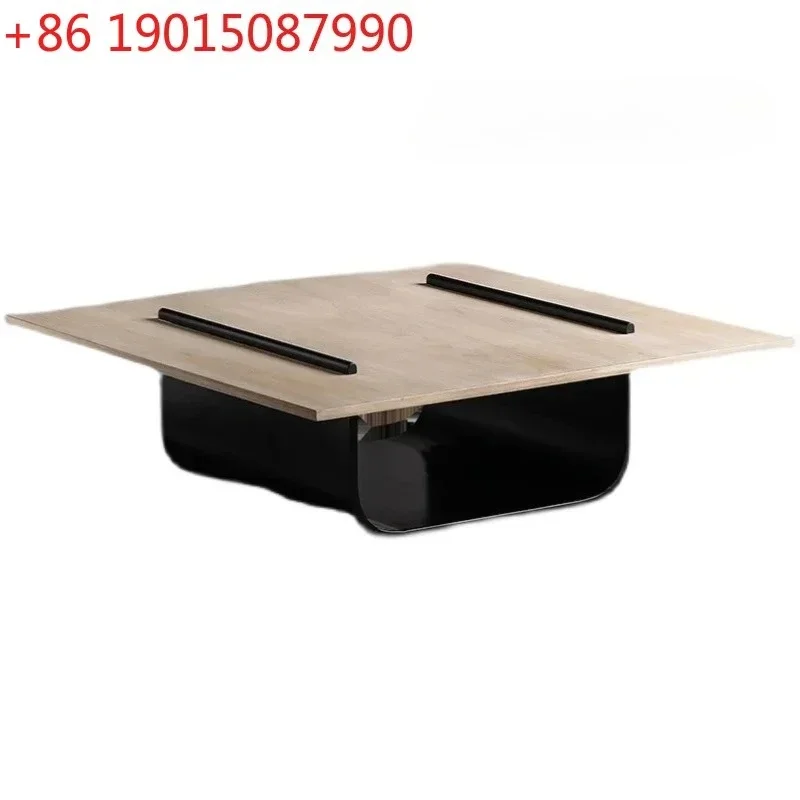 N Nordic Master Minimalist Creative Design Solid Wood Modern Coffee Table Square Living Room Side Table Corner Table