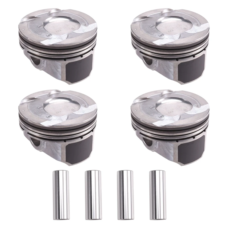 1Set/8Pcs 1.6L Engine Pistons Pin Kit 23040-2B600 For Hyundai Accent Kia Soul Rio 2012-2017 23041-2B610 23041-2B620