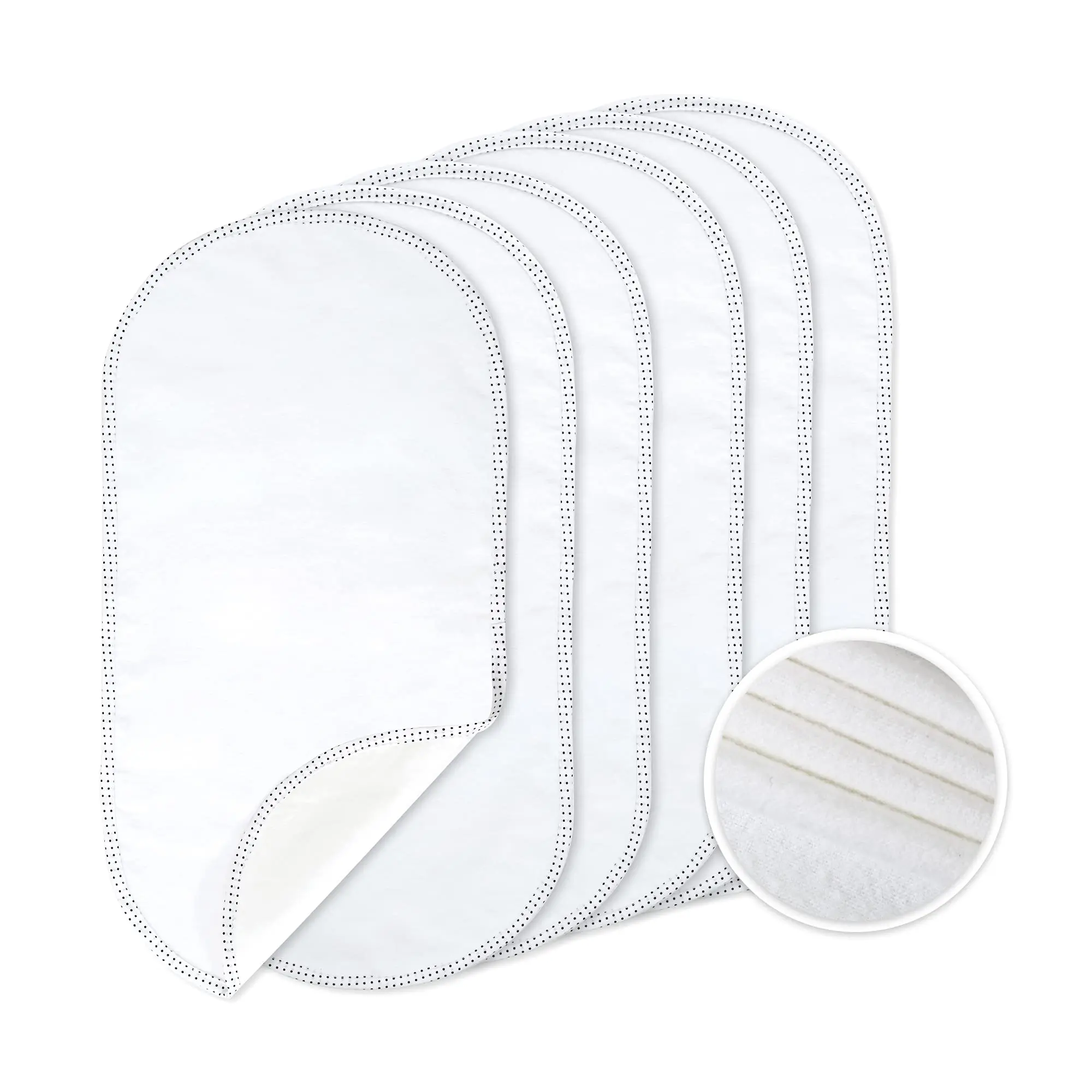 Changing Pad Liners Waterproof Flannel Cotton Perfect for Baby Diaper Changing Needs White