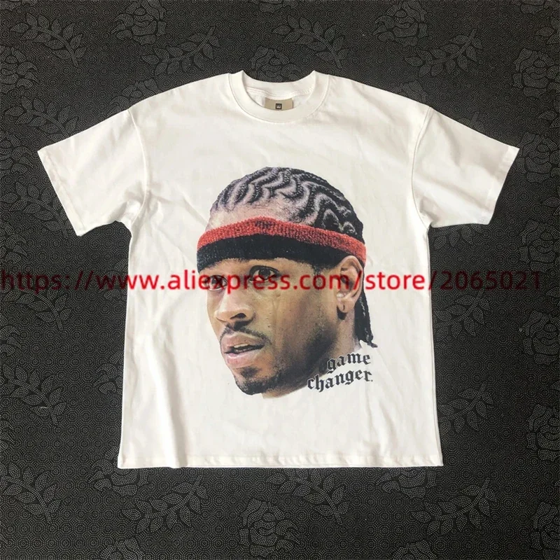 Vintage Basketball Character Graphics Men Women Clothing Casual Loose Tees Tops T Shirt