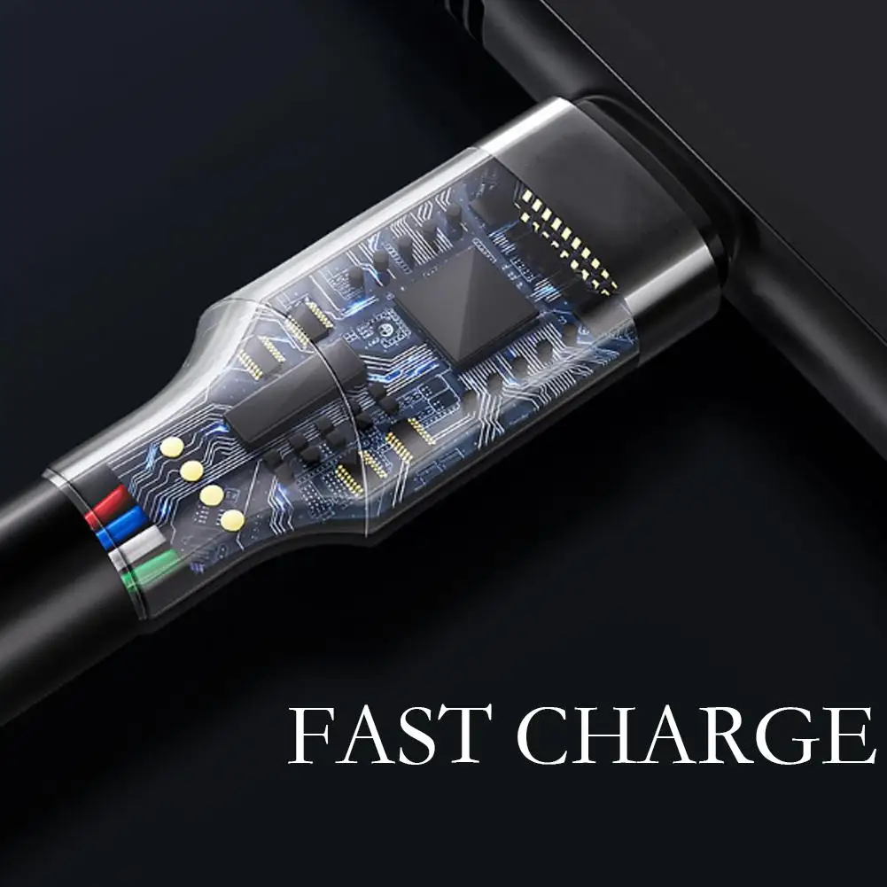 Super Charging Cable Dual Type-CPD 120W 0.25cm/1m/1.5m/2m Nylon Braided Rope Fast Charger Compatible With Various Type-c Device