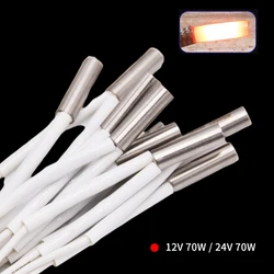 Creativity 1PC 3D Printer Parts Heating Tube 6*20mm 12V 24V 70W Ceramic Cartridge Heater for Mk8 cr10 Ender 3 v6 Hotend J-Head