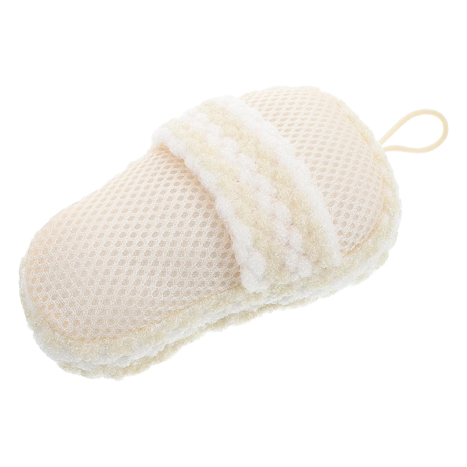 

Soft Slippers Shaped Bath Sponge Body Scrubber Exfoliating Loofah Shower Accessory for Men Women Kids Travel Soft Wipe