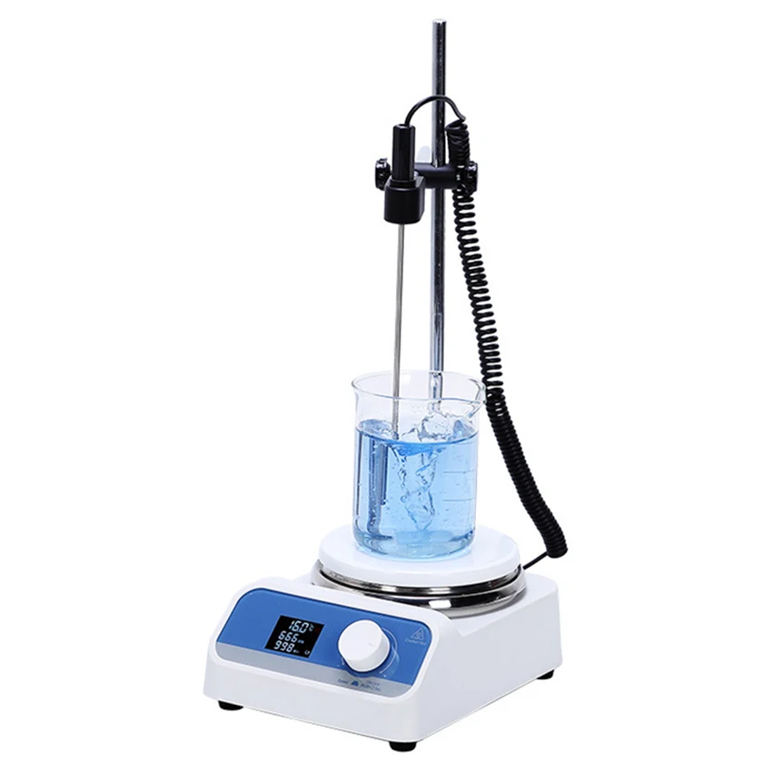 

5L Laboratory Heating Magnetic Stirrer Hot Plate Lab Stirrer Digital Display Thermostat Mixer Lab Equipment Speed 1500rpm