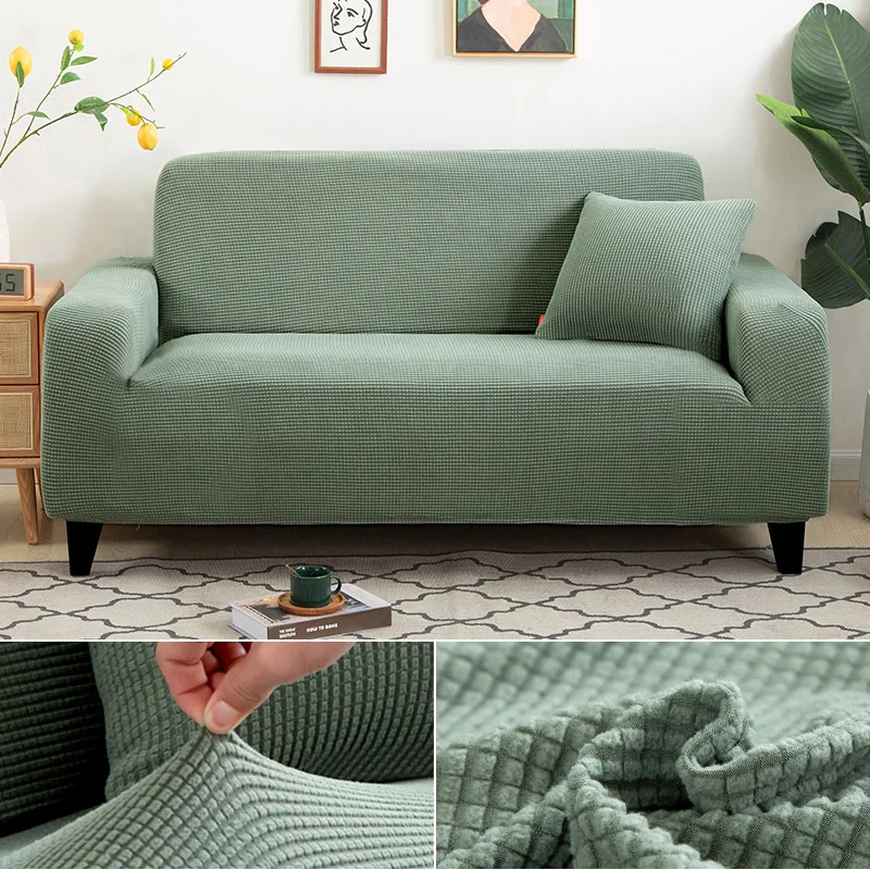 

Thick Fabric Velvet Sofa Covers for Living Room Sofa Protector Jacquard Couch Cover Corner Sofa Slipcover L Shape Home Decor 1PC