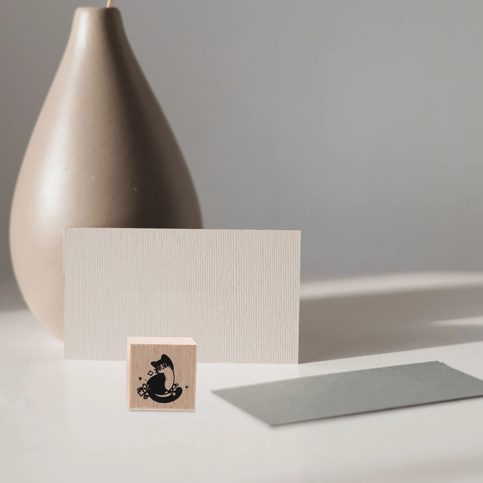 

2Pcs Wooden Journal Stamps with Different Patterns DIY Crafting Scrapbooking Cards Making Rubber Stamps for Planners