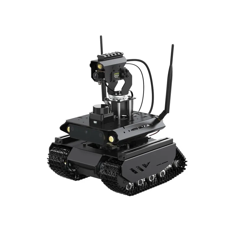 UGV Beast ROS 2 Open-source Off-Road Tracked AI Robot For Jetson Orin Series Board,Pan-Tilt,Included Jetson Orin Nano 4GB Kit