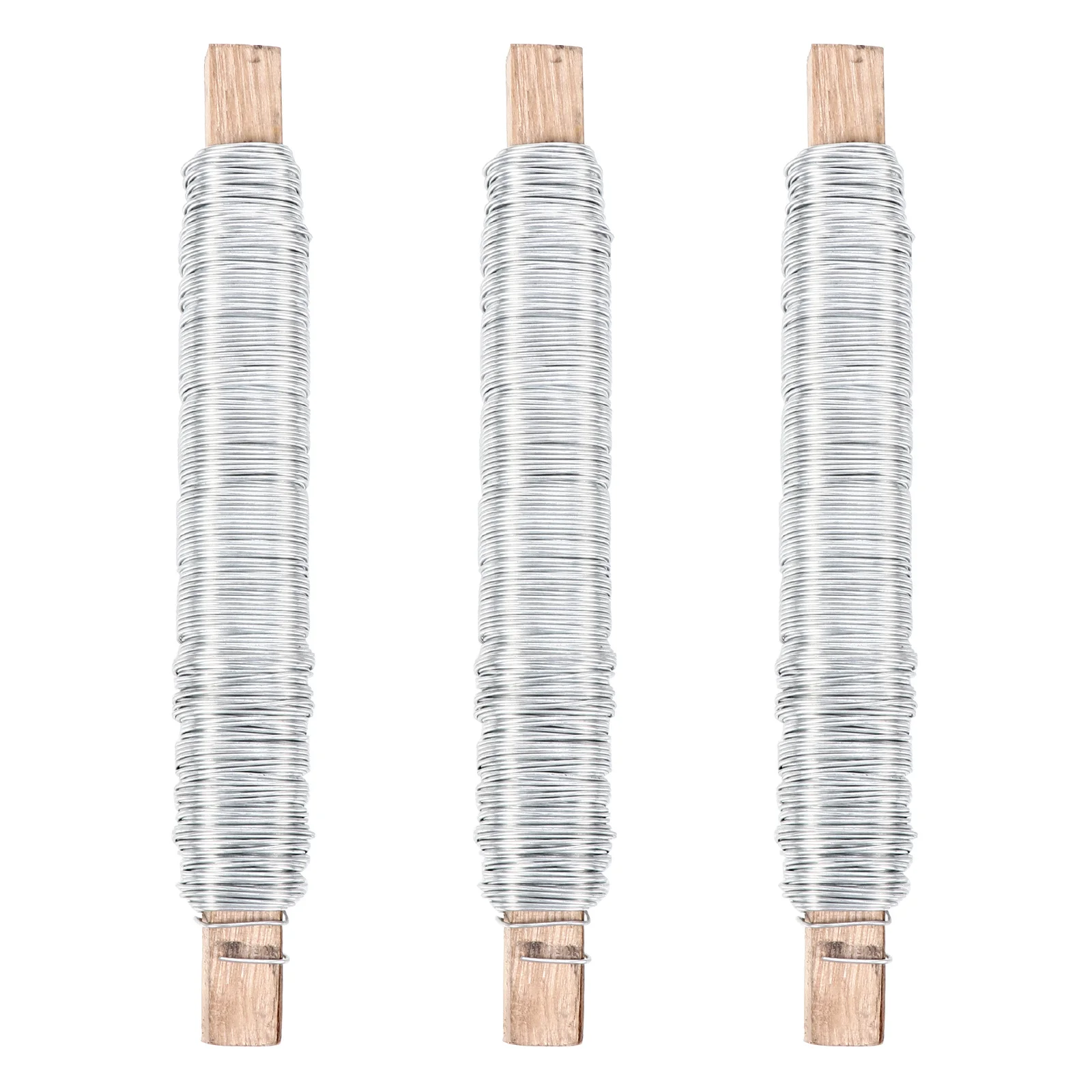 3Pcs 구부릴 수 있는 공예 와이어 경량 휴대용 DIY 꽃 줄기 시뮬레이션 꽃 DIY 안전하고 오래 지속되는 만들기