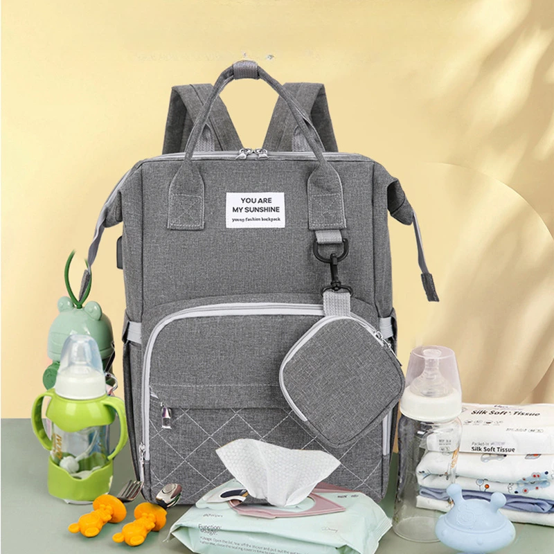 

Mother Large Capacity Nappy Backpacks Multifunctional Convenient Baby Nursing Bags Mommy Diaper Bags Baby Stroller Hanging Bag