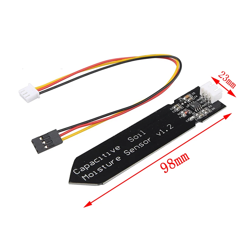 Módulo capacitivo de Sensor de humedad del suelo/módulo de Control de relé de pantalla Digital de humedad del suelo riego automático para Arduino