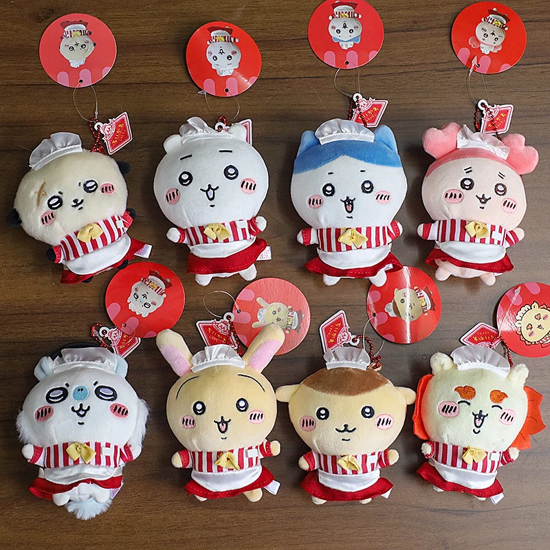 

Kawaii Hachiware плюшевые игрушки куклы аниме Shisa Usagi плюшевый брелок с подвеской для ключей рюкзак орнамент аксессуары подарки