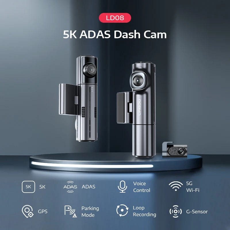 LD08 Dash De Auto Car Dealers Car Camera DVR Dash Cam 3 in 1 With Parking Mode Wifi Car Dvr Dash Cam With ADAS