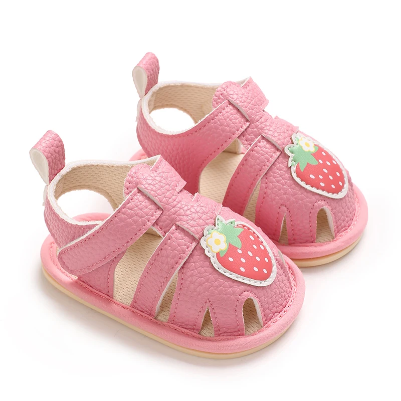 Baby Boys Girls Summer Sandals 0-18 Months Cute Breathable Soft Sole First Walker Protective Comfortable Newborn