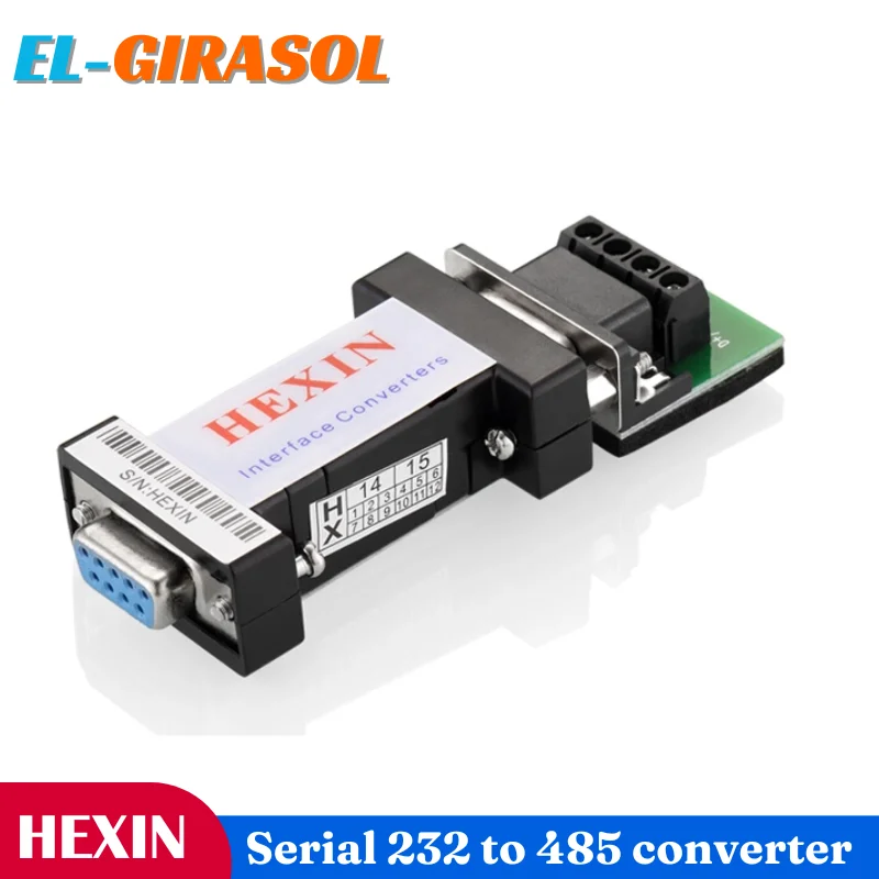 HEXIN Serial Port 232 To 485 Converter RS232 To RS485 Module Interface Communication Converter