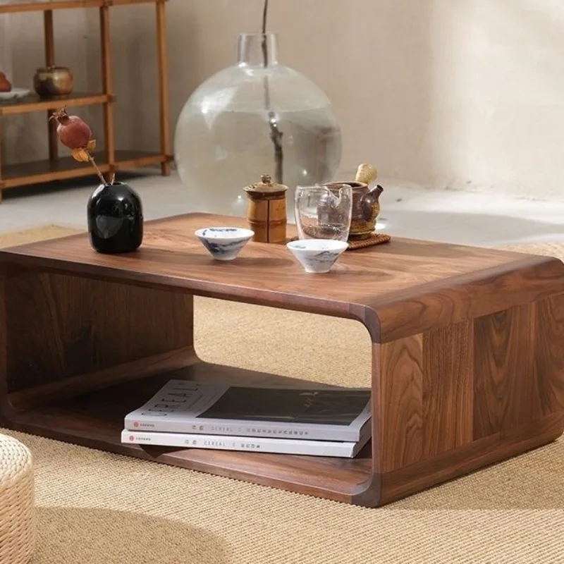 

coffee table without auxiliary materials, fully equipped tea table Japanese style, Zen tea table, simple low table for home use
