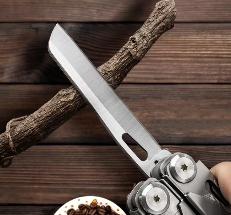 16-in-1 Multitool-Zange, faltbar, aus Edelstahl, Taschen-EDC-Überlebenswerkzeug-Set, tragbare Camping- und Wander-Ausrüstung für den Außenbereich – Detail 11