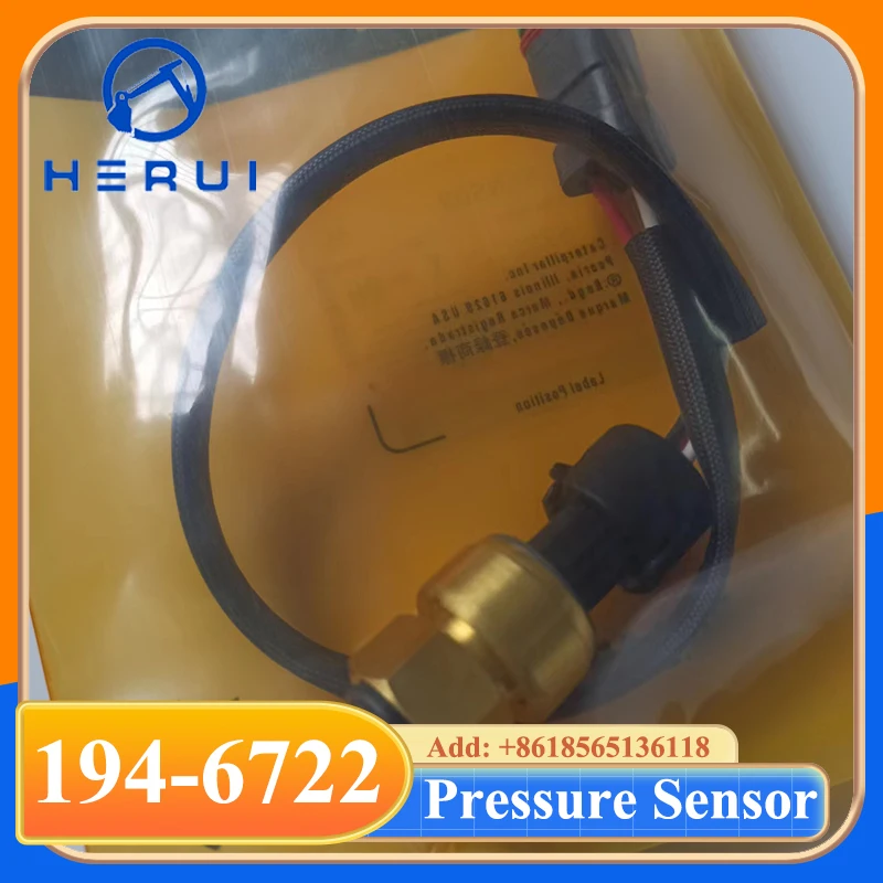 

High Quality Oil Pressure Sensor Switch 194-6722 1946722 For C12 C15 C27 3406E Pressure Sensor