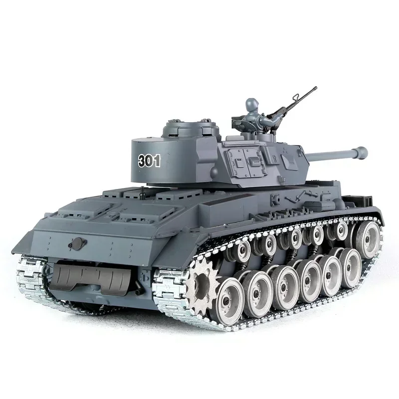 2024สินค้าขายดี RC Dll827 1/18 German lll โลหะสามารถควบคุมระยะไกลได้แทร็กทางวิบากปีนรถของเล่นของขวัญเพื่อความสนุกสนานสำหรับเยาวชน