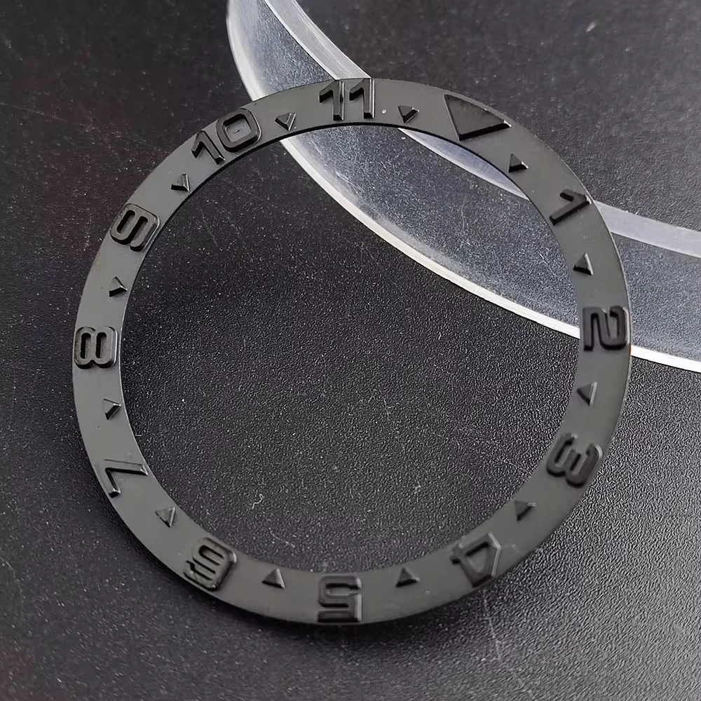 

Плоский керамический Безель 39*32 мм, вставка для мужских часов для дайвинга, сменный циферблат для часов, вставка для циферблата