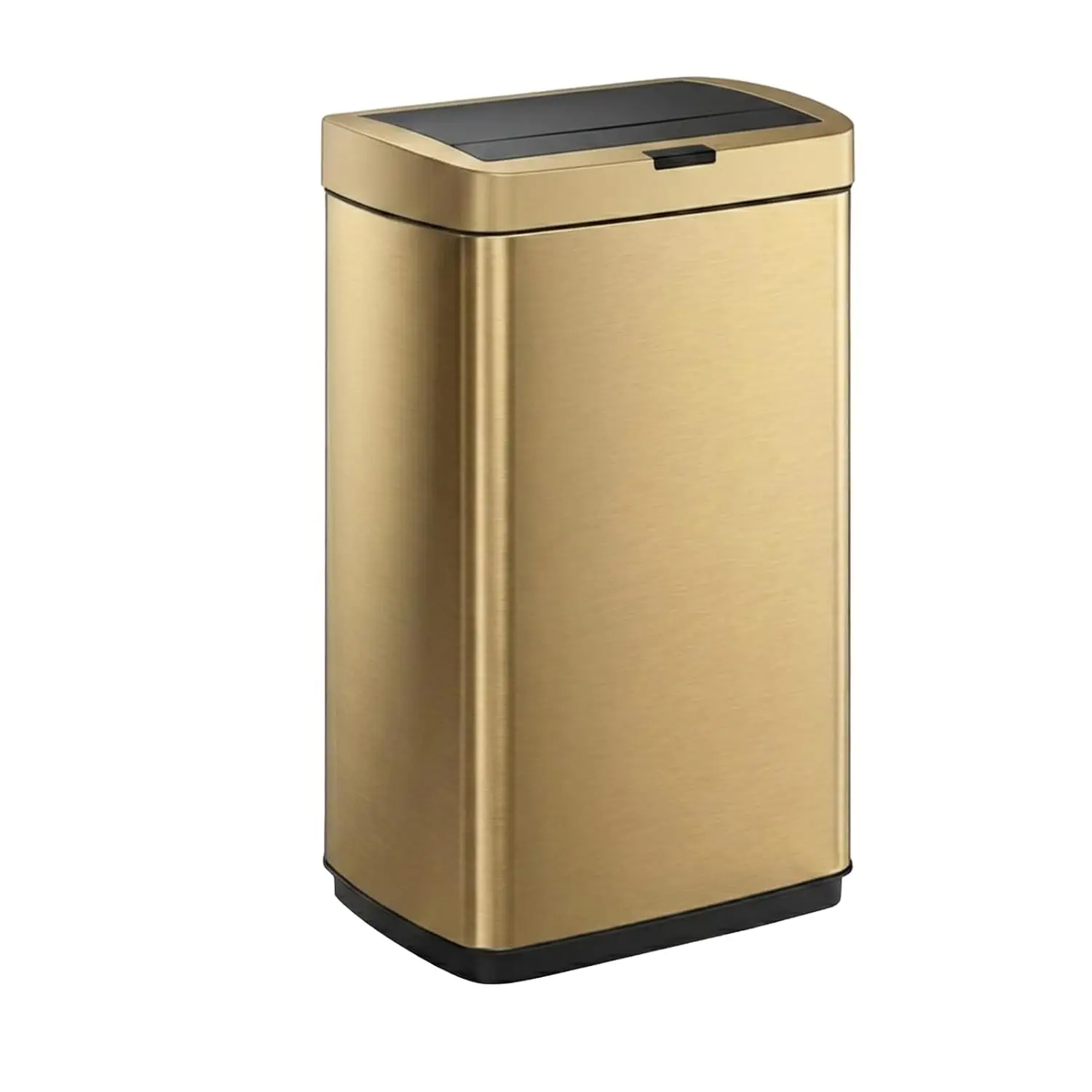 13.2 Gallon Trash Can with Lid Motion Sensor, 50 Litre Brushed Stainless Steel Kitchen Trash Can Automatic with 10 Bags, Upgrade