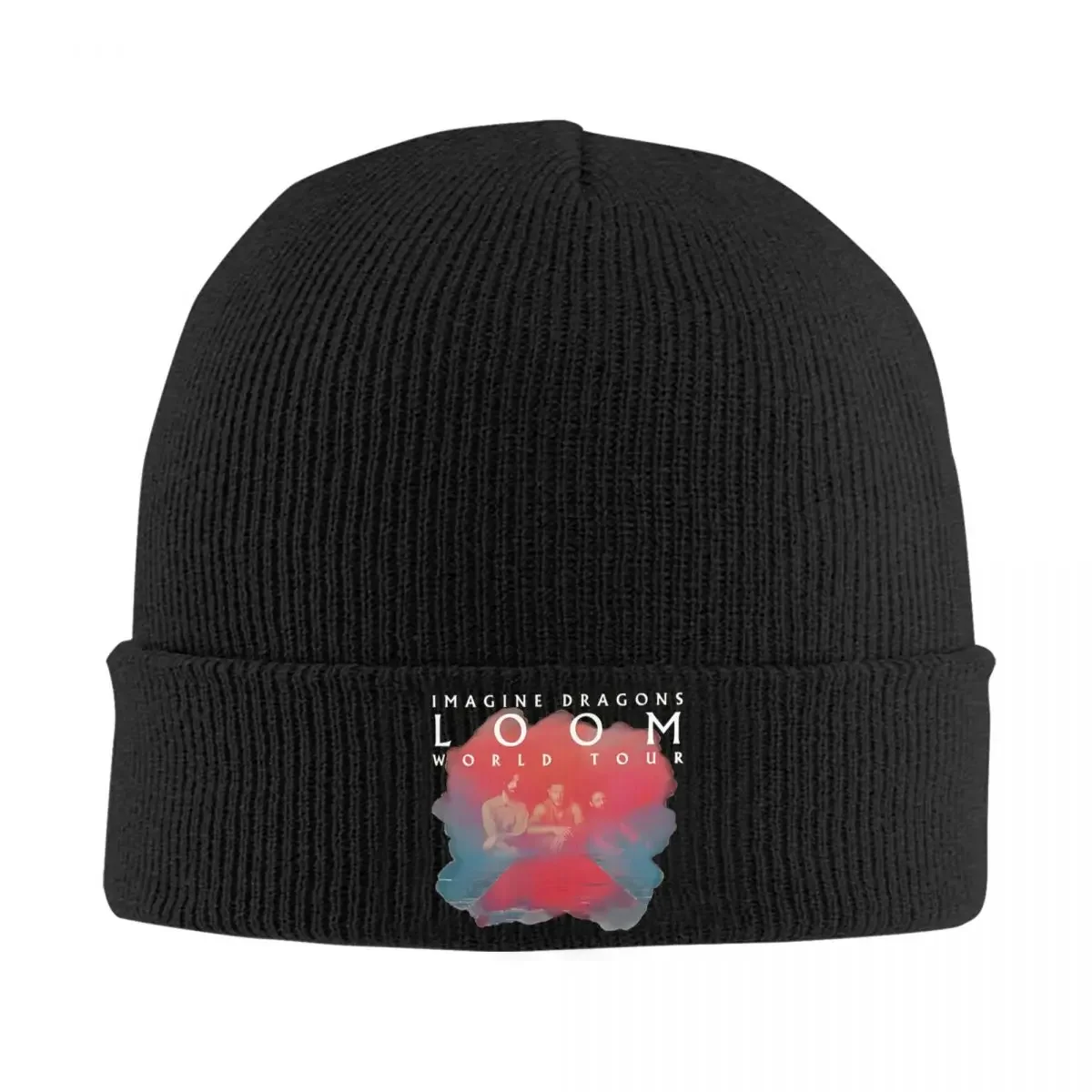 Loom Tour 2024 New Album Hat Autumn Winter Skullies Beanies Warm Imagine Dragons Band Caps Unisex Acrylic Bonnet