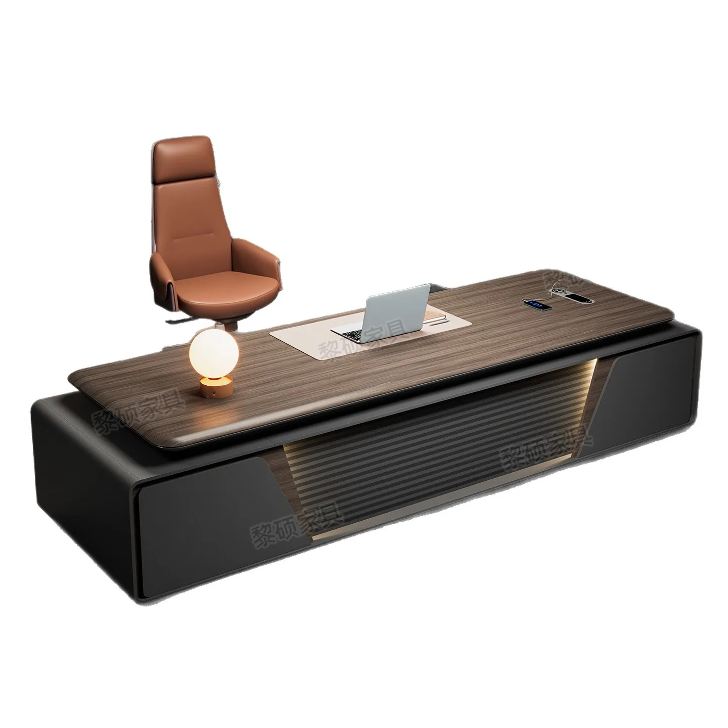 High-end blister boss table, large class desk manager table, president table combination