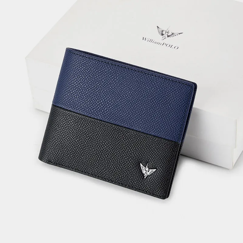 Men's Genuine Leather Wallet, 2026 New Style, Business Light Luxury High-End Young People's Thin Soft Leather Wallet