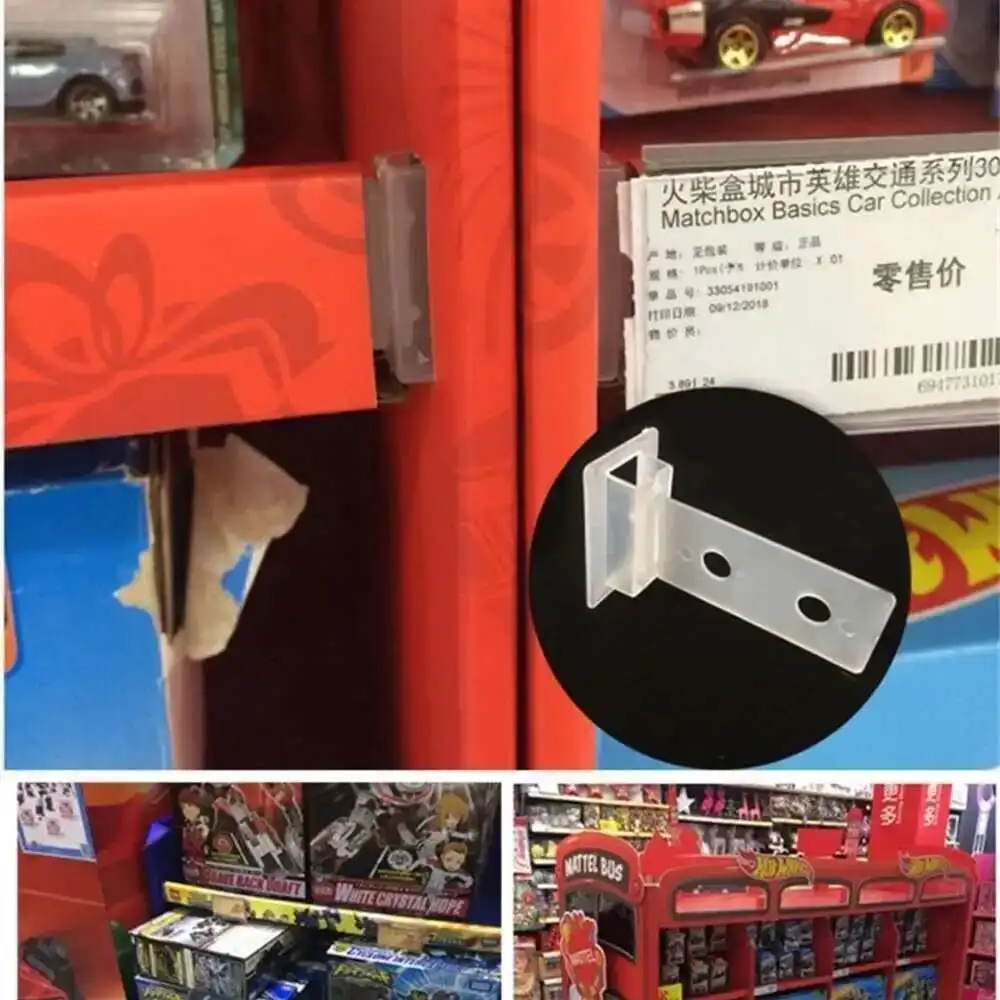 Picture 6: Plastic Two Hole Supporting Parts Carton Stacking Card Paper Shelf Connecting Fixing Protective Connector