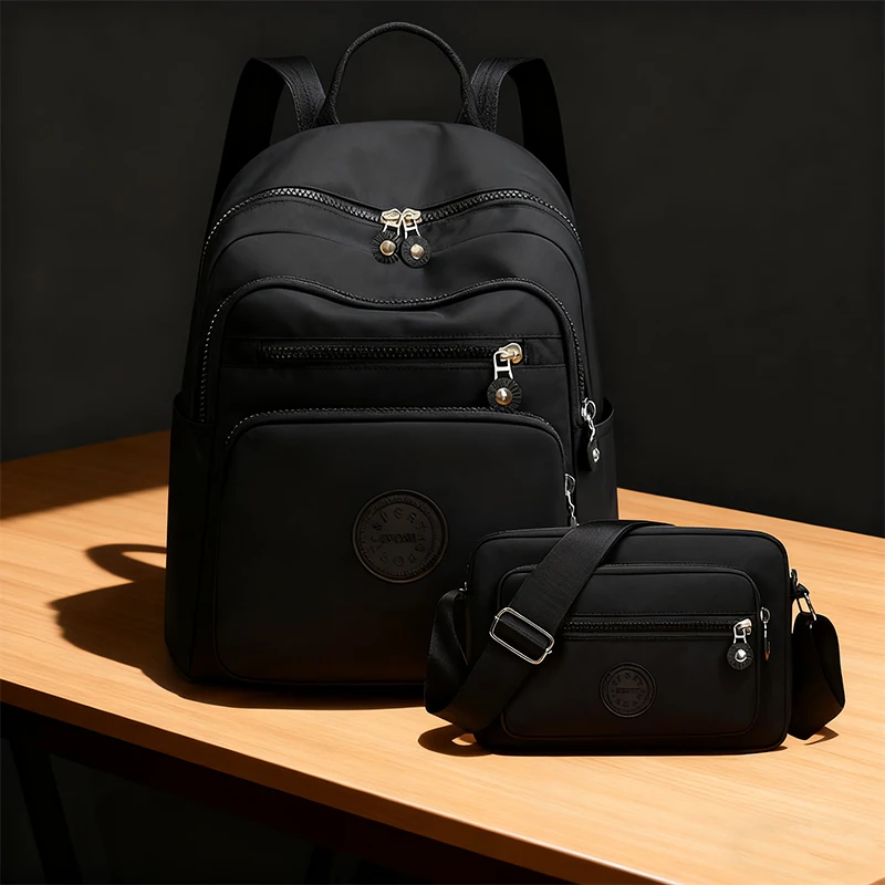 

Neutral Fashion Versatile Bag for Men Women 2-Way Shoulder & Backpack High-End Stylish for Business Casual Daily Activities Lightweight