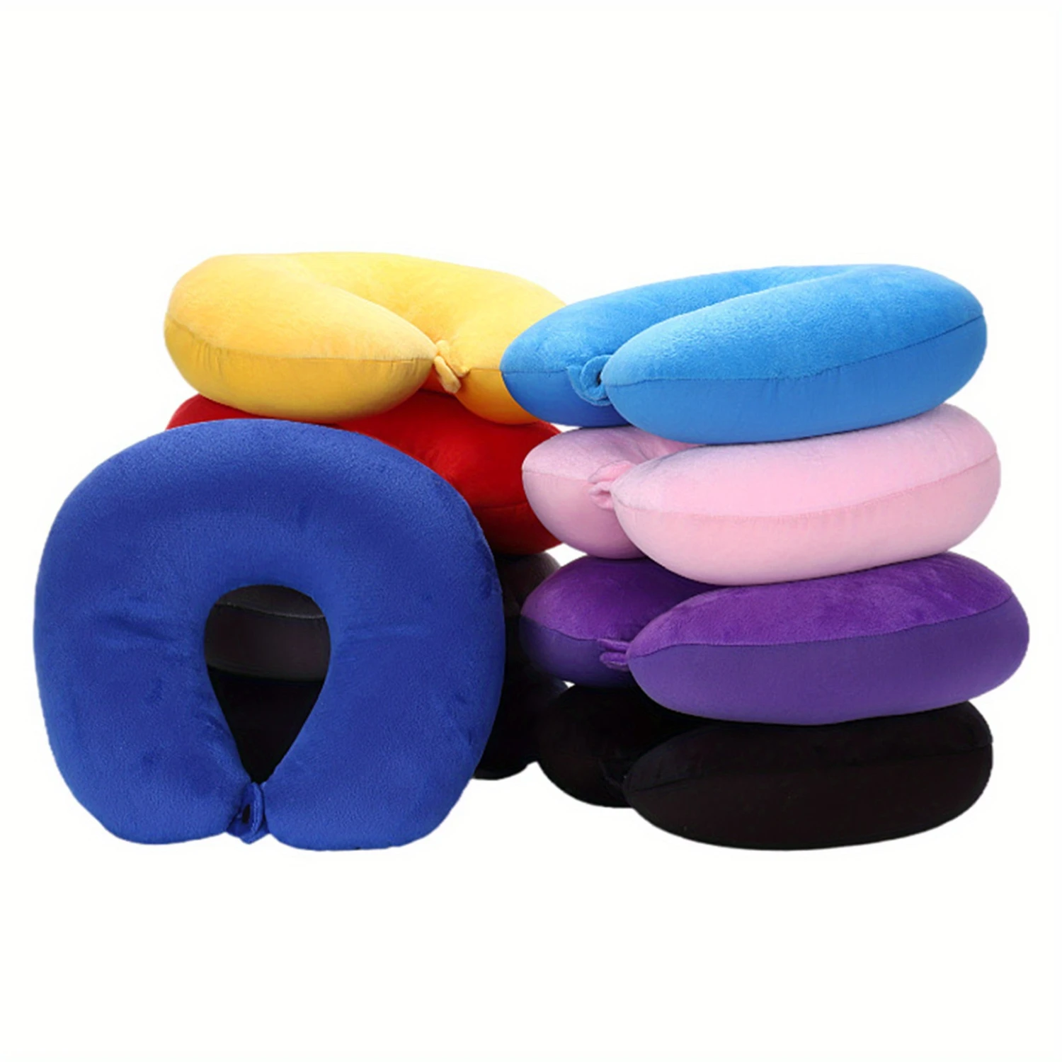 1 x Supportive Travel Pillow (others not included) Comfort Travel Pillow U Shape Polyester Soft  Lazy Support Travel Pillow Dorm