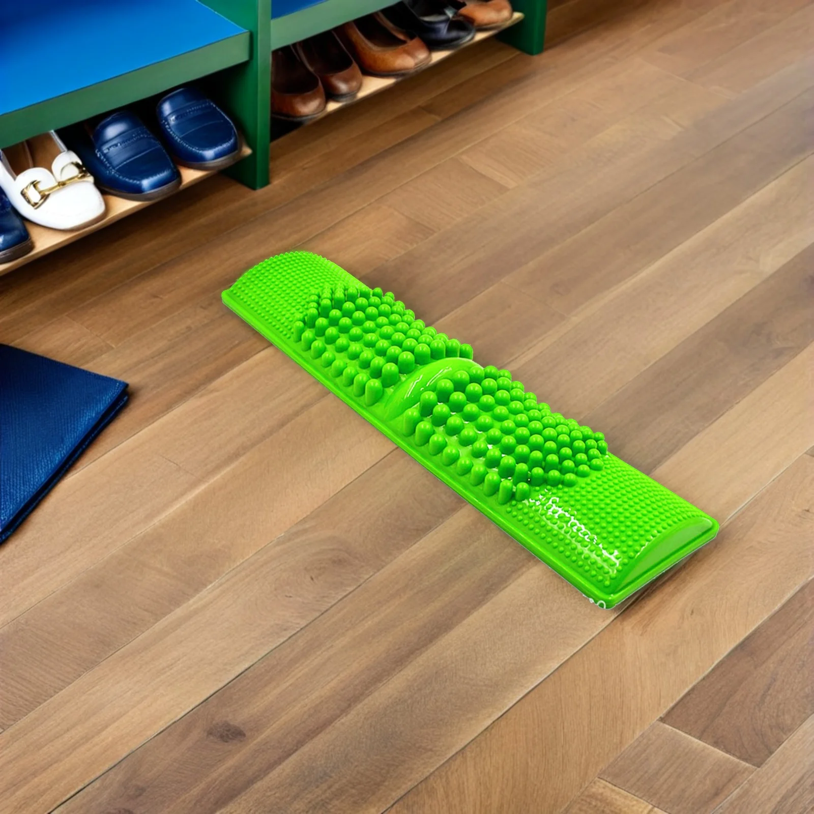

1Pcs Foot Massage Mat Plastic Pebble Green Massages Heel Arch Toes Stimulates Metabolism Relieves Stress Foot Massager for Daily